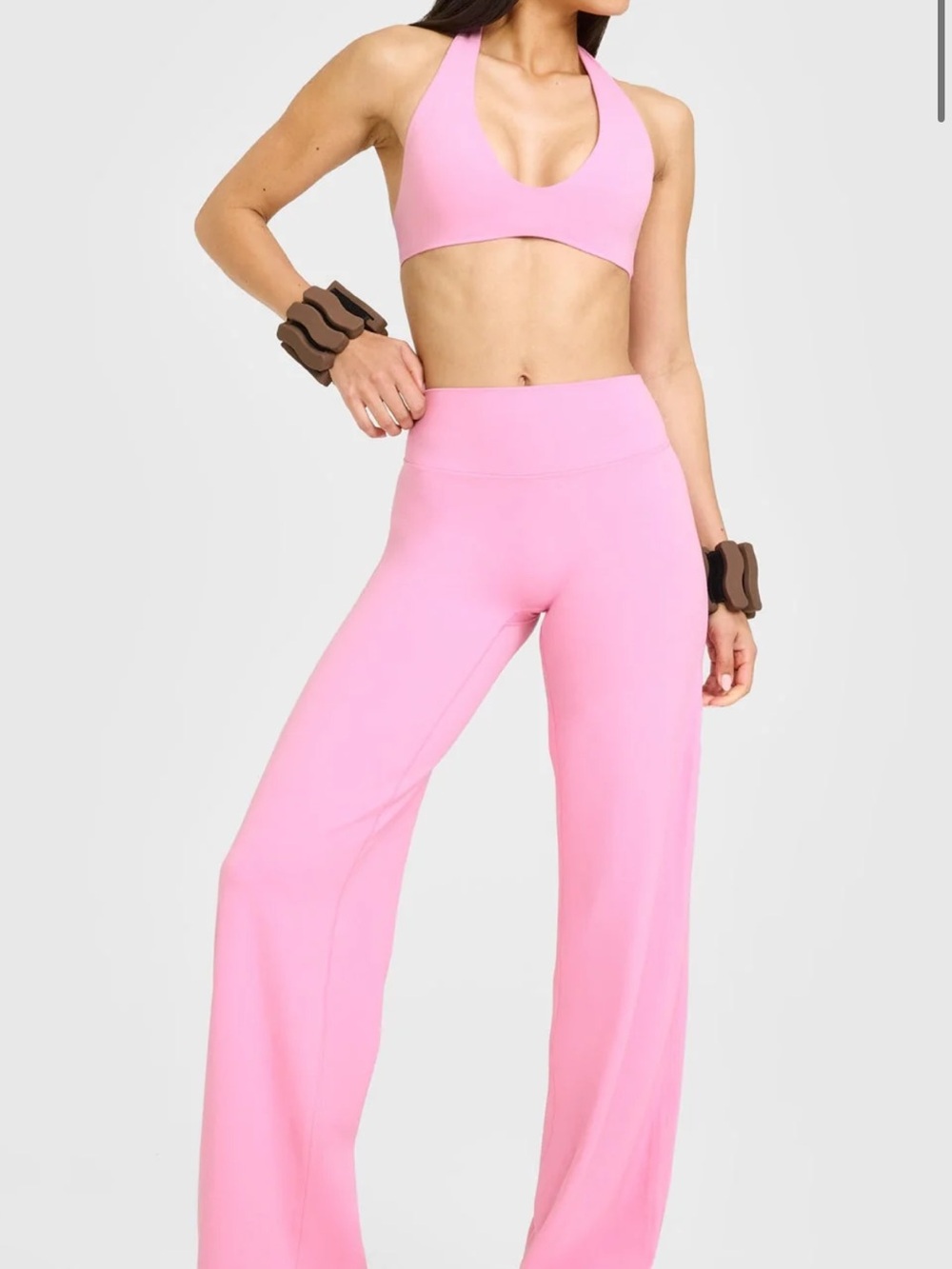Oner Active Pink Wide-Leg High-Waist Pants